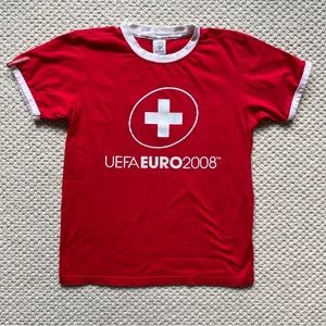 Licensed UEFA Euro 2008 Switzerland football t-shirt